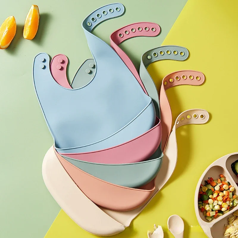 Waterproof Baby Bibs Silicone - 1PCS Siliconen Babi Bib Waterdicht Speeksel