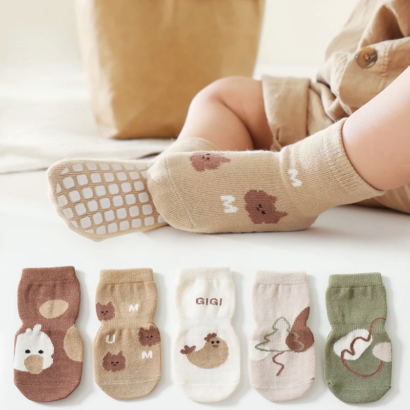 Unisex Baby Socks Non Slip - Nieuwe Herfst Winter Kawaii Baby Buis