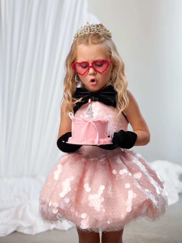Roze pailletten tule meisjes v - Toddler Girl Tulle Party Dress recensie en prijs