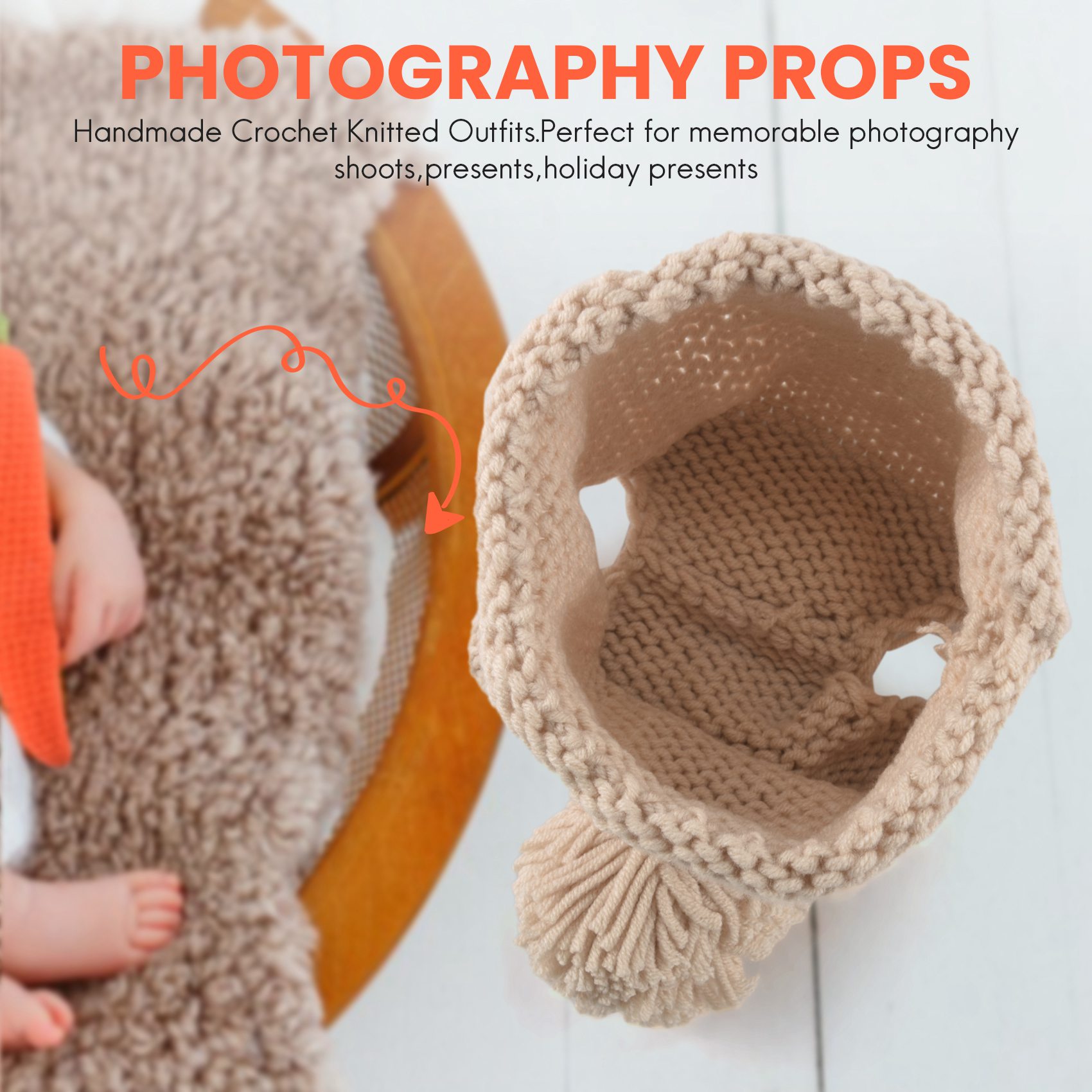 F-3C pasgeboren baby fotografi - Infant Photography Props Outfit recensie en prijs