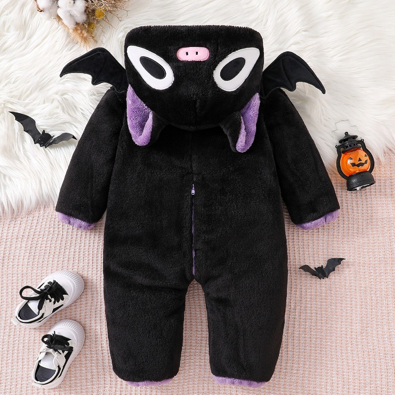 Zwarte paarse kattenromper met - Cotton Baby Onesies Zipper recensie en prijs