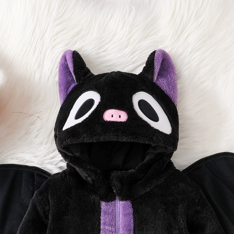 Zwarte paarse kattenromper met - Cotton Baby Onesies Zipper recensie en prijs
