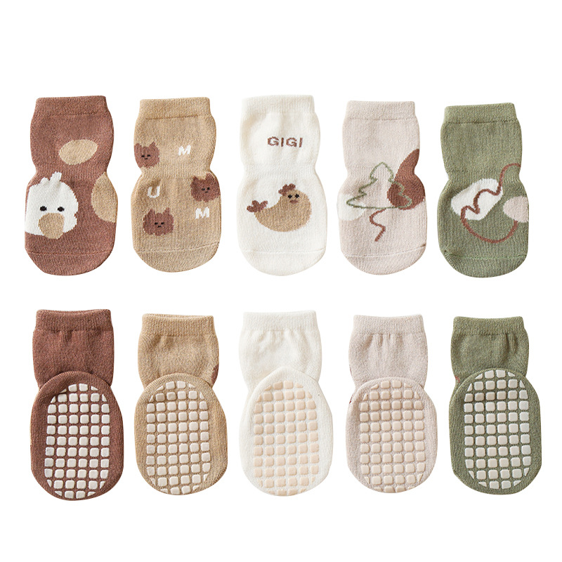 5-paar antislipsokken voor kin - Unisex Baby Socks Non Slip recensie en prijs