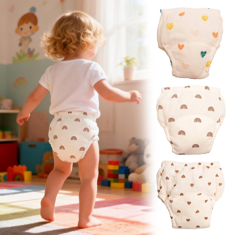 Katoenen gaas baby-trainingsbr - Toddler Training Pants Leak Proof recensie en prijs