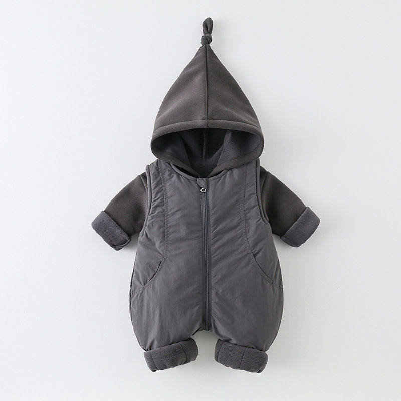 Winter verdikte katoenen baby  - Cotton Baby Onesies Zipper recensie en prijs