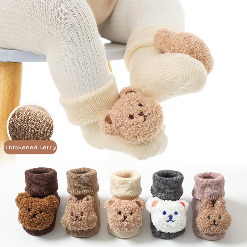 Dikke koraalfleece babysokjes  - Unisex Baby Socks Non Slip recensie en prijs
