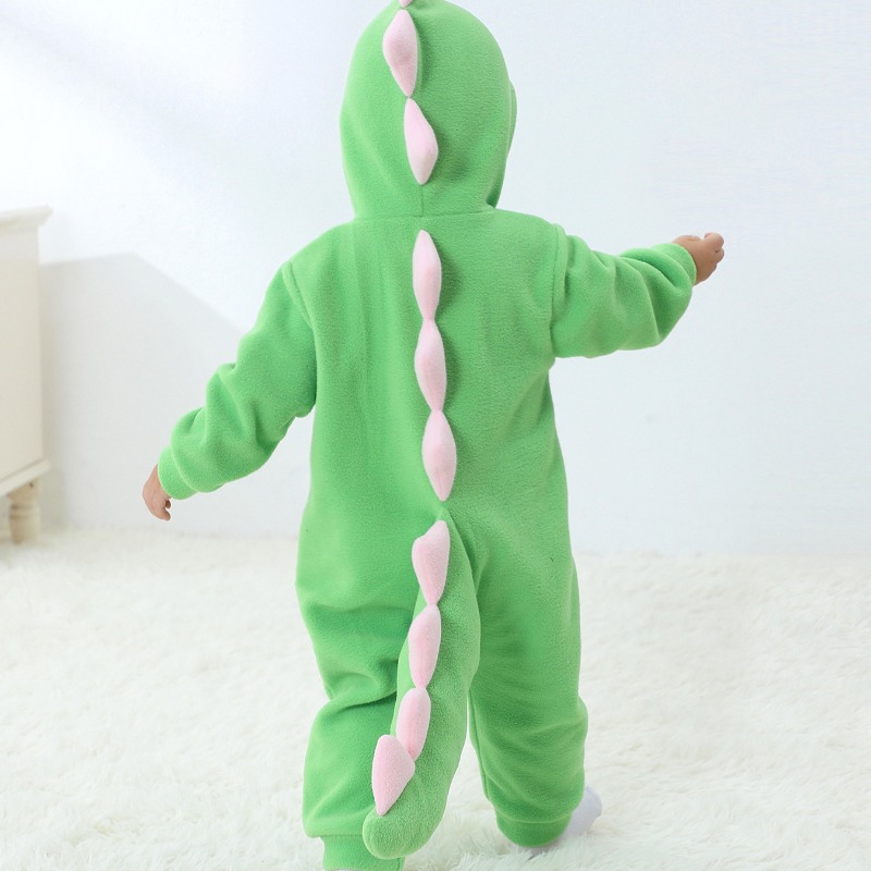 Groene dinosaurus romper met c - Cotton Baby Onesies Zipper recensie en prijs