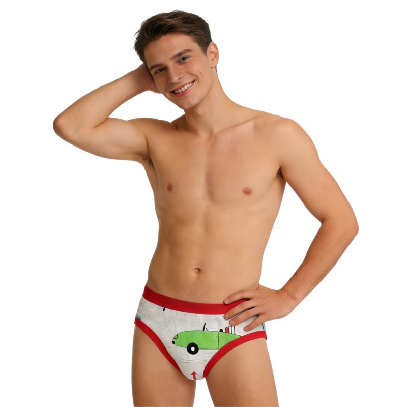 Heren slipjes met schattig car - Diapering recensie en prijs