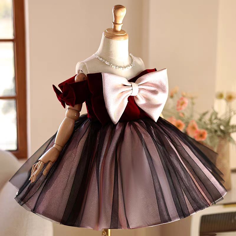 Jill Wish J464 Elegante Bordea - Toddler Girl Tulle Party Dress recensie en prijs
