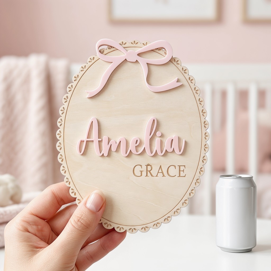 1Pc Custom Bow Lace Edge Baby  - Nursery recensie en prijs