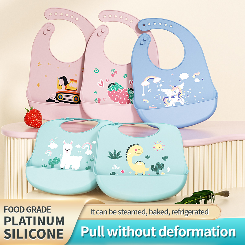 Siliconen baby-slabbetjes voor - Waterproof Baby Bibs Silicone recensie en prijs