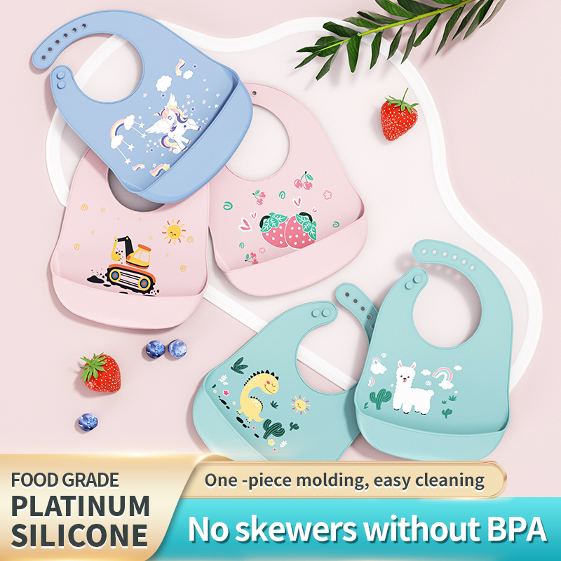 Siliconen baby-slabbetjes voor - Waterproof Baby Bibs Silicone recensie en prijs
