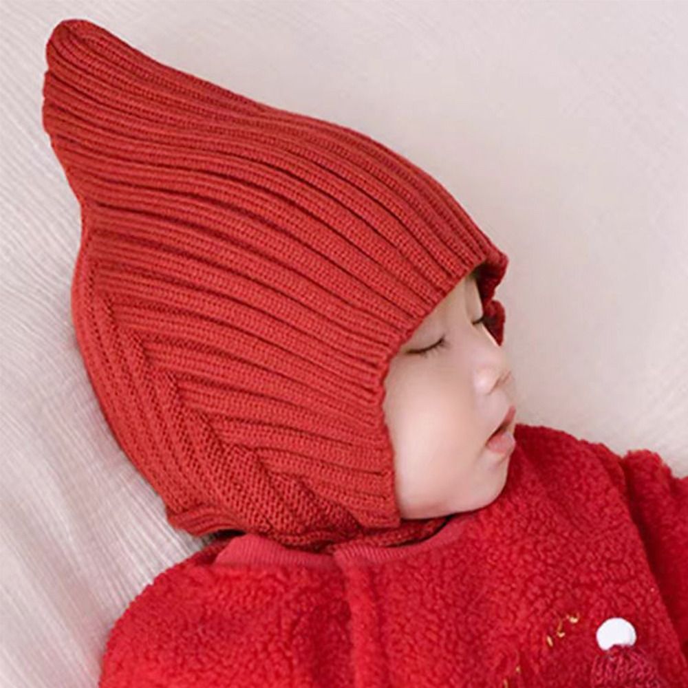 Leuke effen kleur babymutsje W - Infant Beanie Hat With Ears recensie en prijs