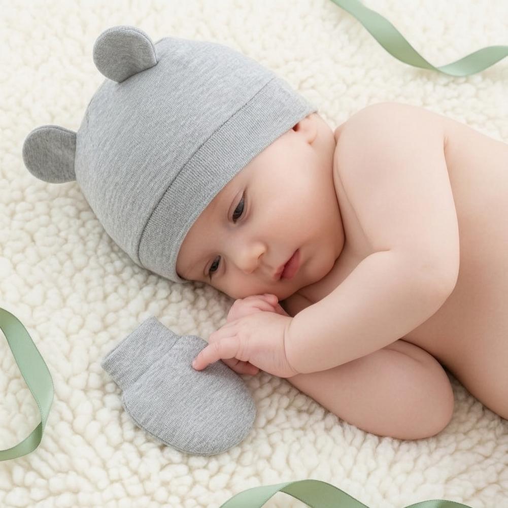 Anti-krabwanten voor pasgebore - Infant Beanie Hat With Ears recensie en prijs