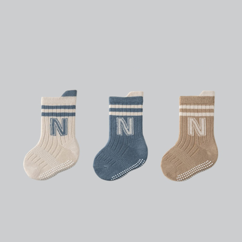 3 paren/partij kinderen katoen - Unisex Baby Socks Non Slip recensie en prijs