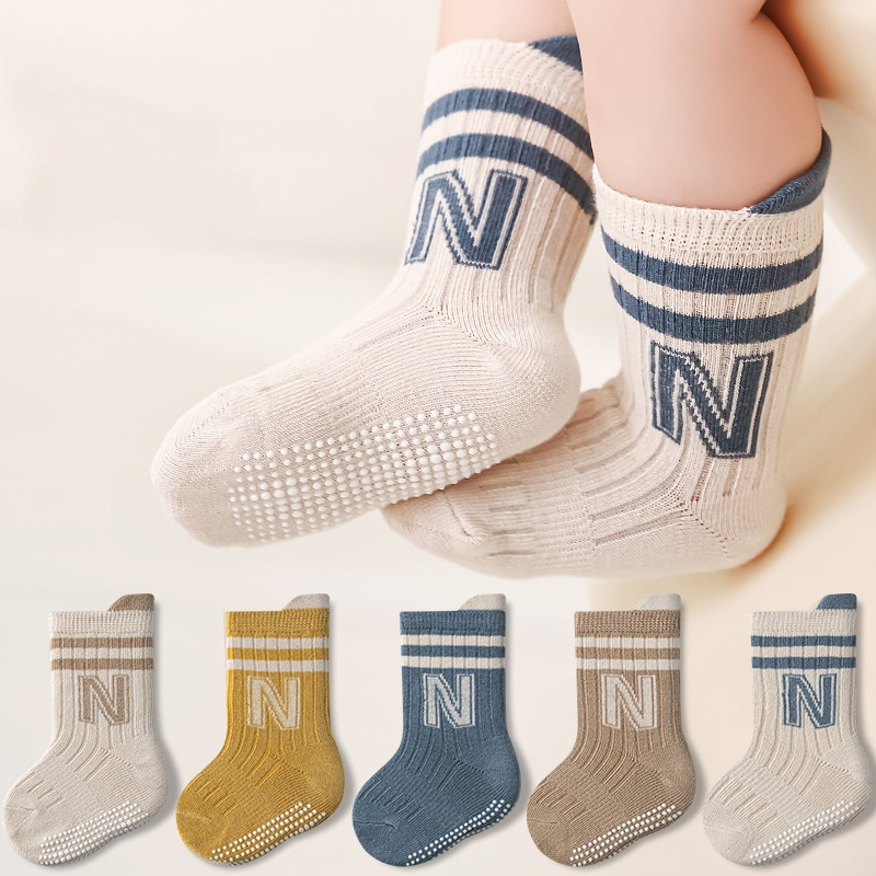 3 paren/partij kinderen katoen - Unisex Baby Socks Non Slip recensie en prijs
