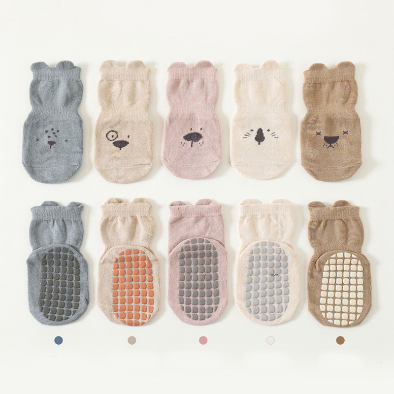 3/5 paar baby schattig dierenp - Unisex Baby Socks Non Slip recensie en prijs