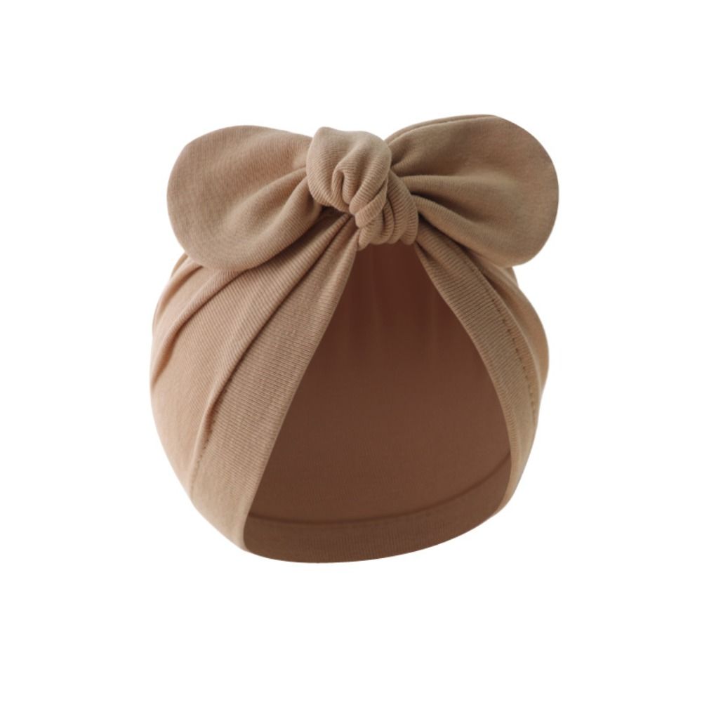 Leuke bloem knoop hoed katoen  - Infant Beanie Hat With Ears recensie en prijs