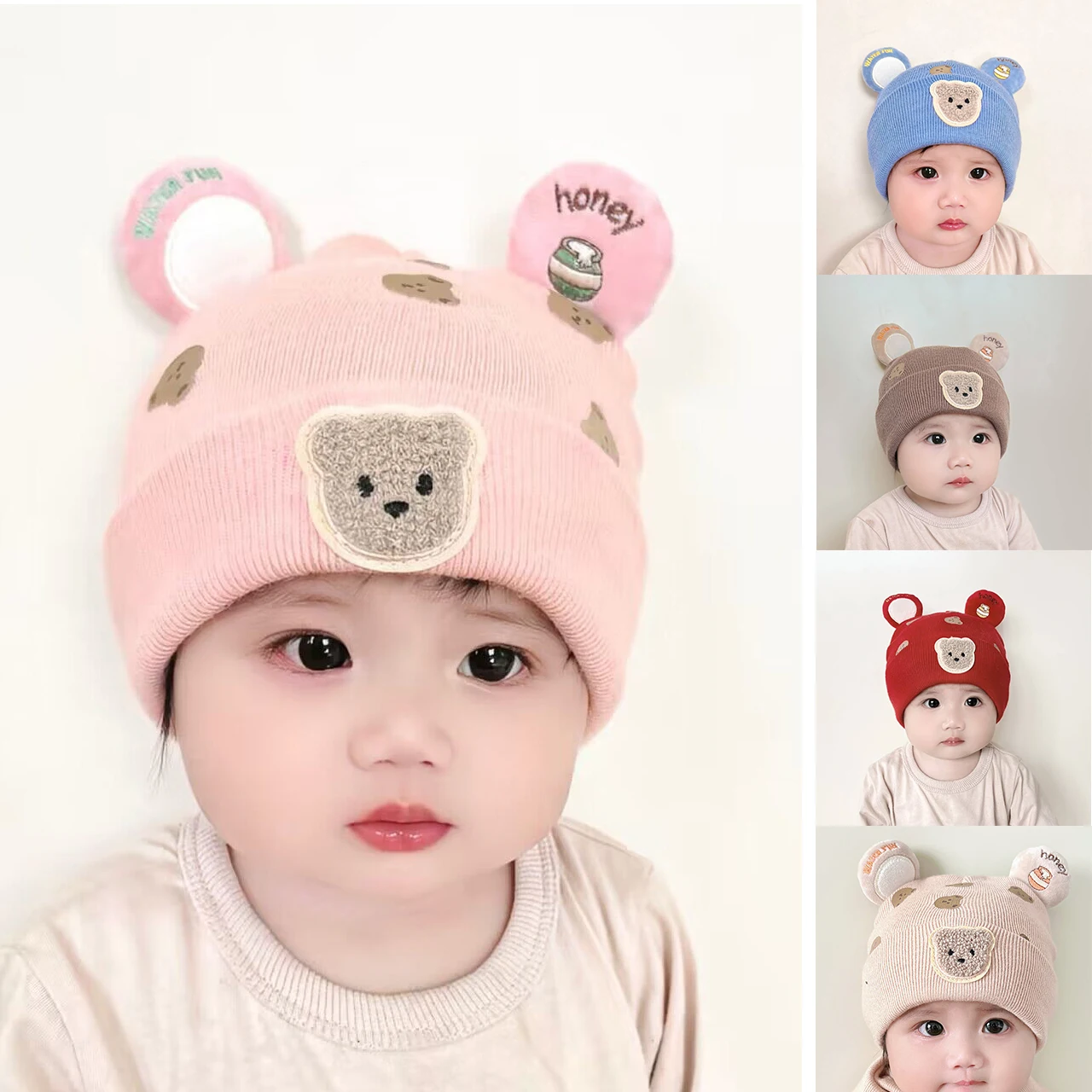 Winter warme babymuts schattig - Infant Beanie Hat With Ears recensie en prijs