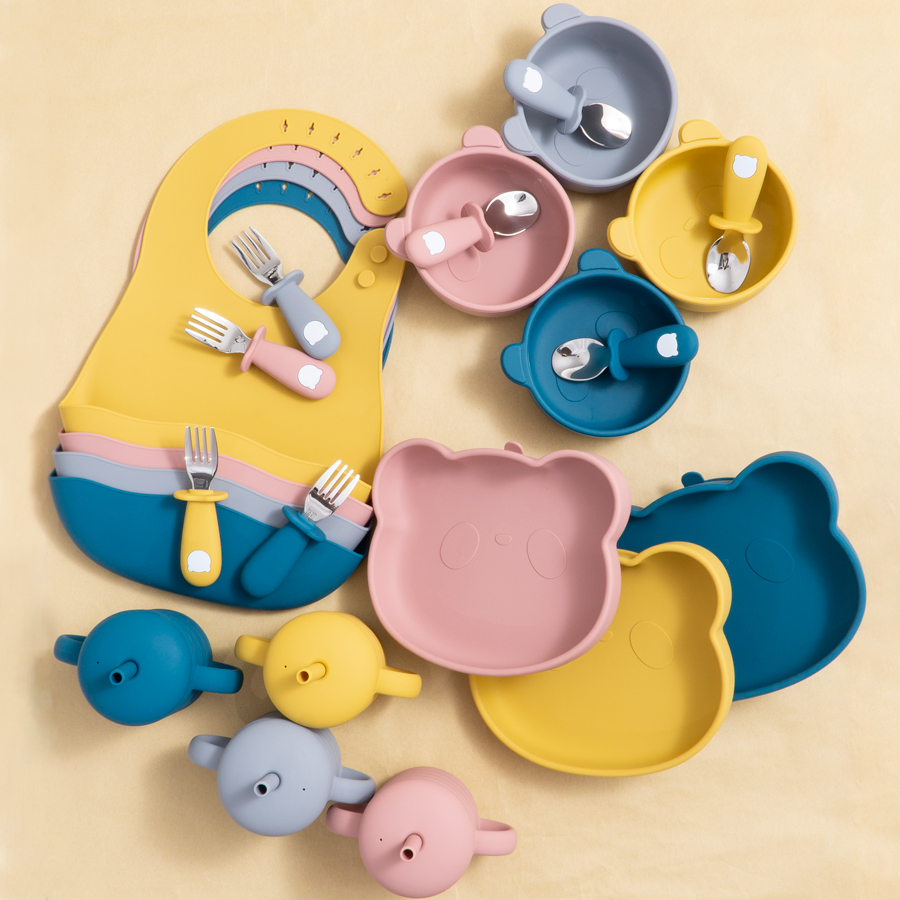 Nieuwe Ontwerp Cartoon Dier Be - Waterproof Baby Bibs Silicone recensie en prijs